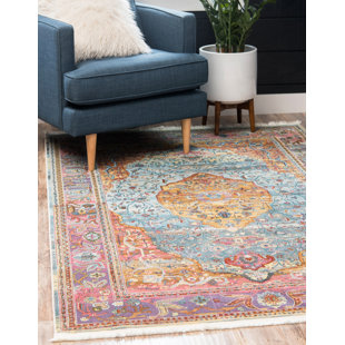 Tiffany Blue Rug Wayfair Lonerock Aqua Pink Area Rug