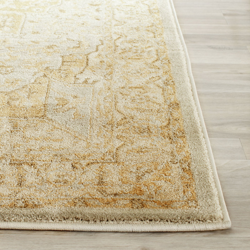 Safavieh Austin Light Grey/Gold Area Rug & Reviews Wayfair