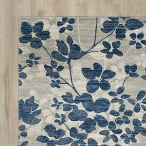 Aegean Gray/Light Blue Area Rug