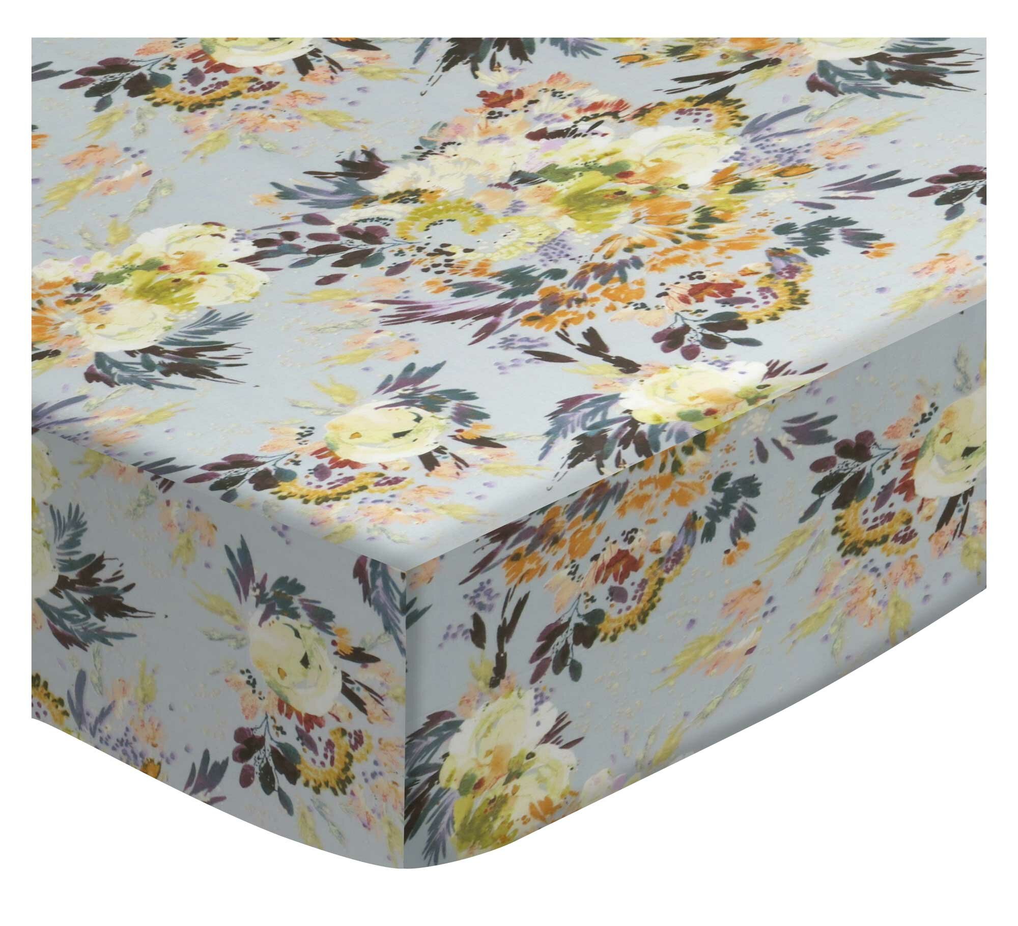 Sheetworld Floral Garden Fitted Crib Sheet Wayfair