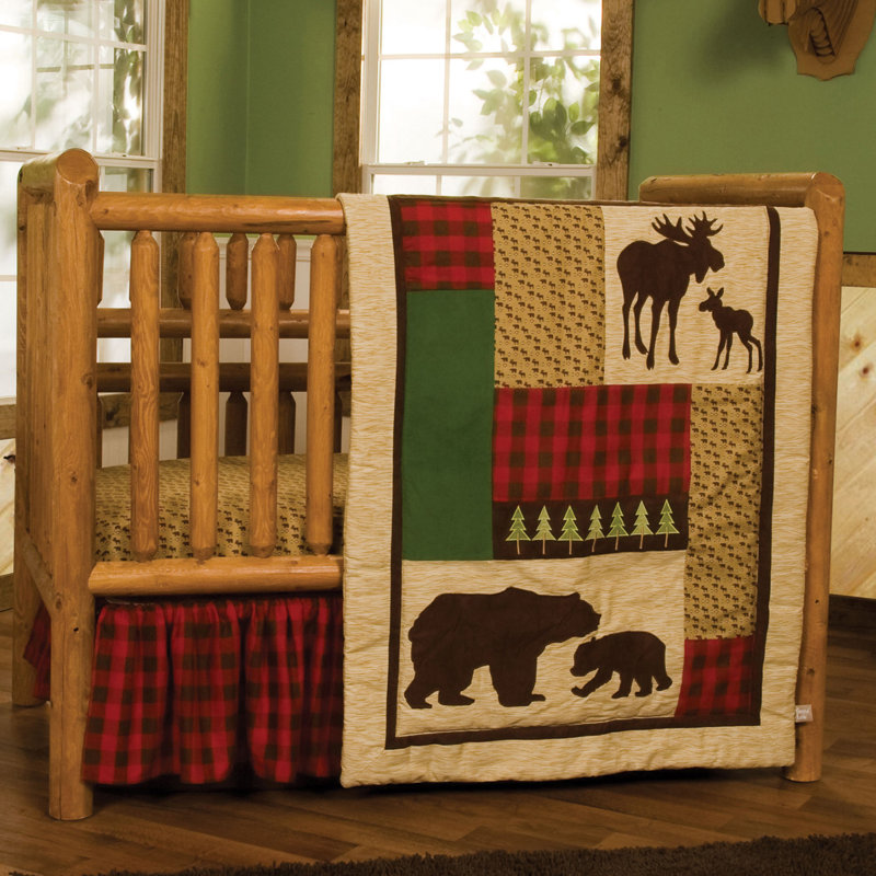 Trend Lab Northwood S 3 Piece Crib Bedding Set Reviews Wayfair Northwood S 3 Piece Crib Bedding Set