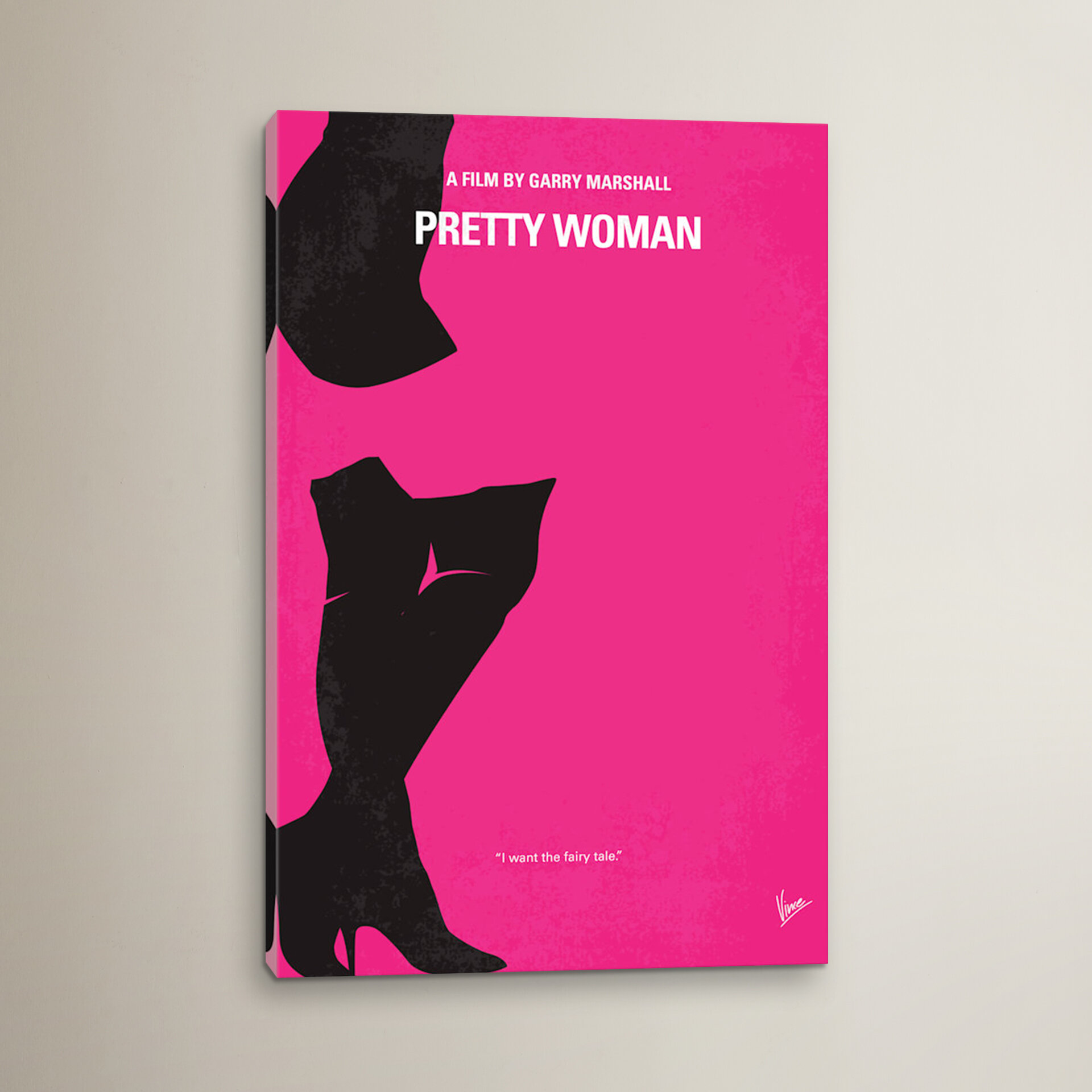 Verwonderlijk East Urban Home 'Pretty Woman Minimal Movie Poster' Vintage BI-02