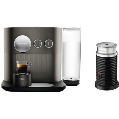 Nespresso Expert Original Espresso Machine with Aeroccino Milk Frother Bundle by DeLonghi Nespresso