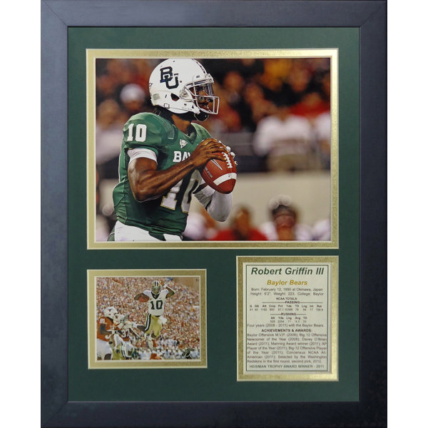 Robert Griffin III - Baylor Framed Memorabilia by Legends Never Die