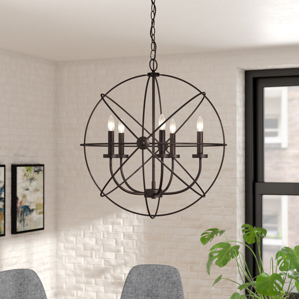 Waldron 5-Light Globe Chandelier by Ivy Bronx