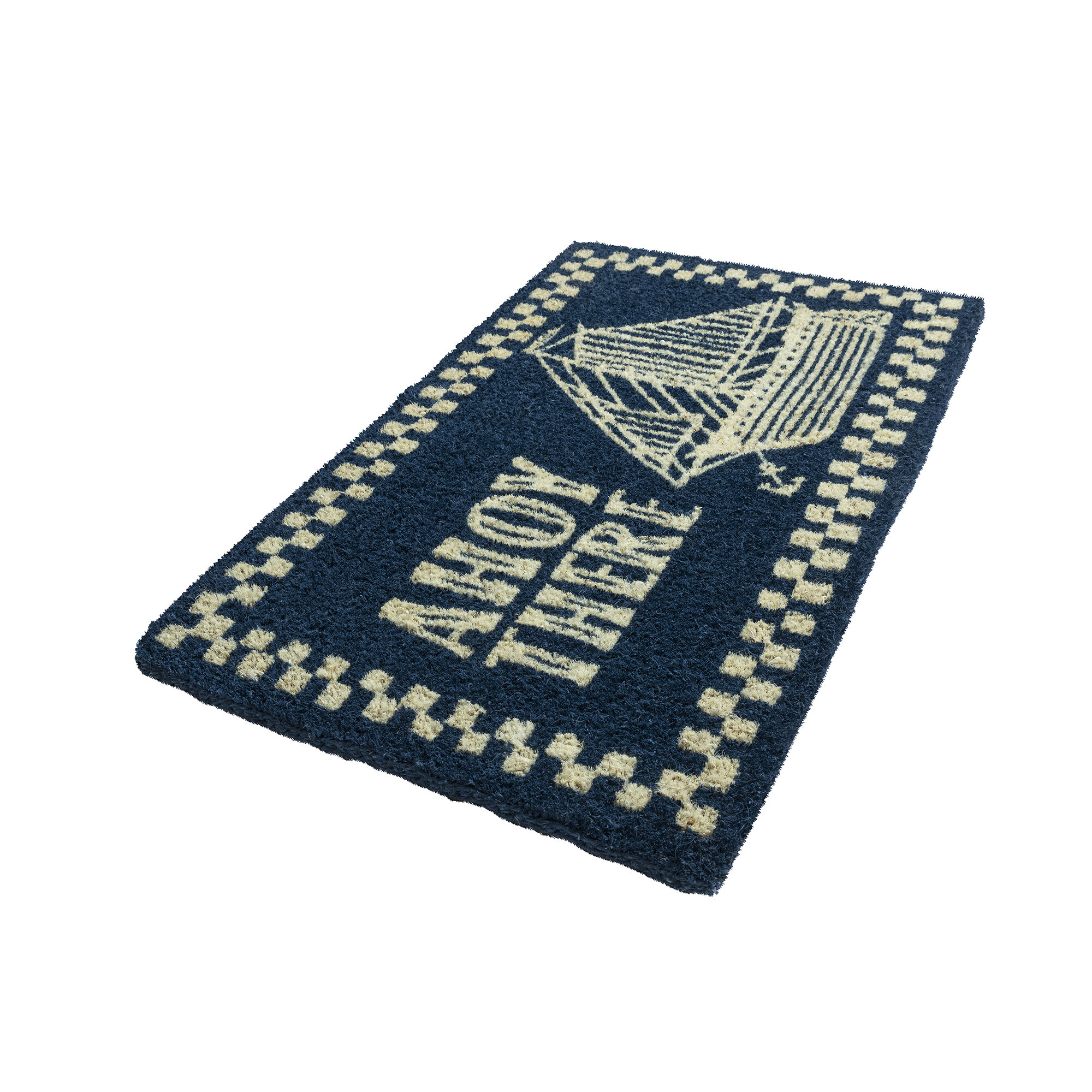 Entryways Williamsburg Ahoy There 35 X 22 Outdoor Door Mat Wayfair