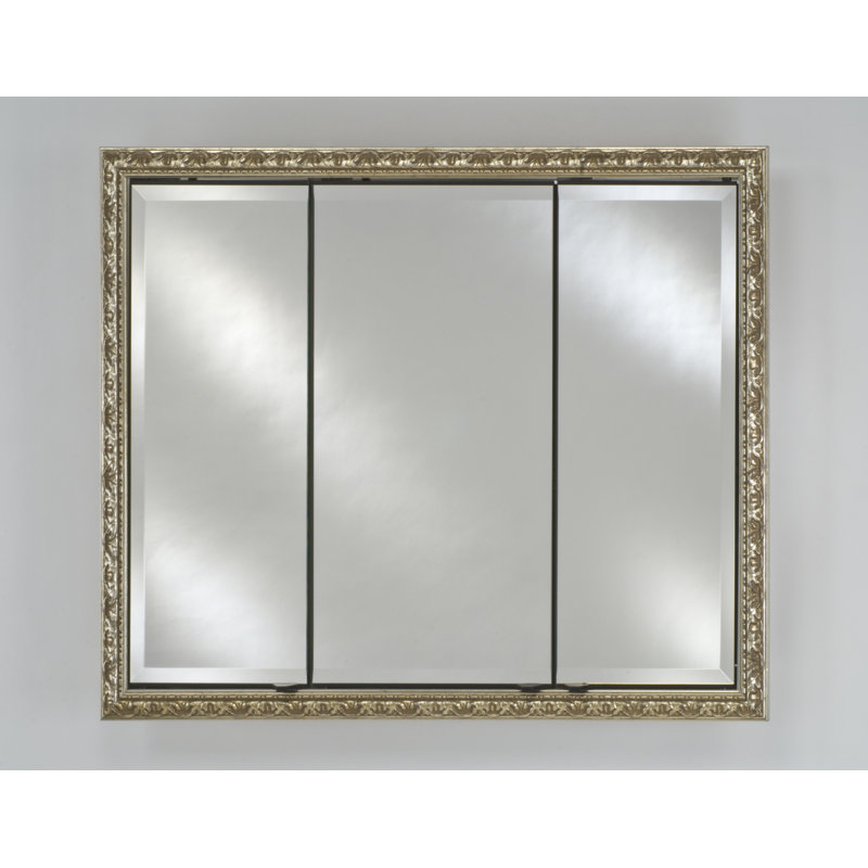 Charlton Home Holdrege Recessed Framed Medicine Cabinet With 9 Charlton Home Holdrege Recessed Framed