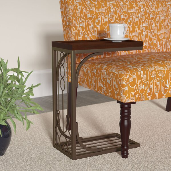 Josephine Tray Top End Table In Brown And Burnished Brown By Darby Home Co