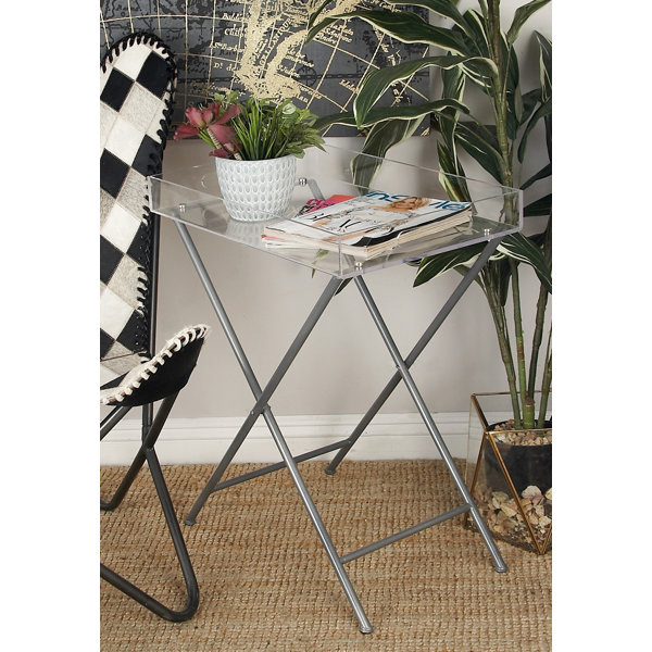 Metal and Acrylic Tray Table by Cole & Grey| @ $212.99