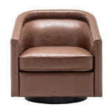 Tan Leather Swivel Chair Wayfair