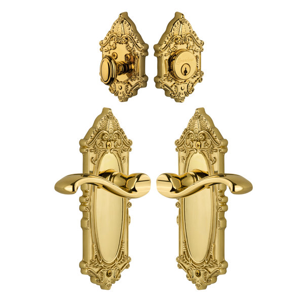 Grande Victorian Keyed Door Lever by Grandeur