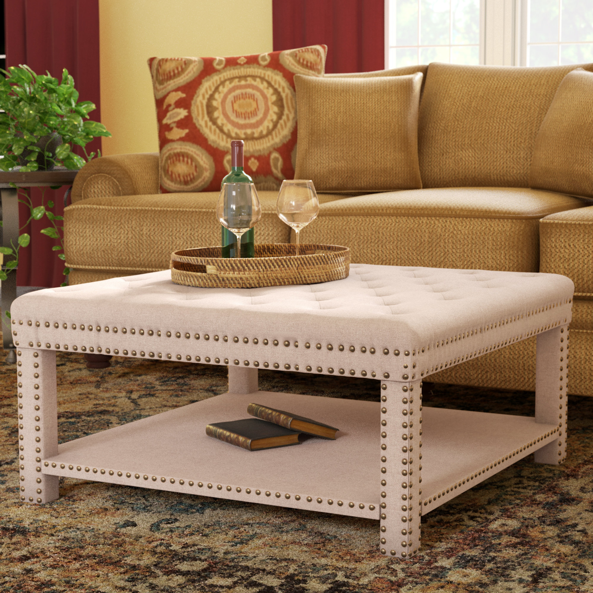 Charlton Home Selena Coffee Table With Storage Reviews Wayfair Charlton Home Selena Coffee Table With