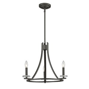 Verona 3-Light Semi Flush Mount