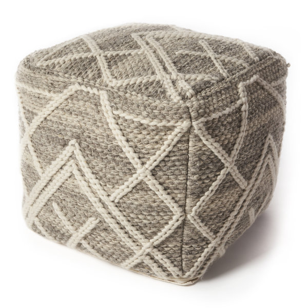 Hoffman Pouf By Gracie Oaks Cheap