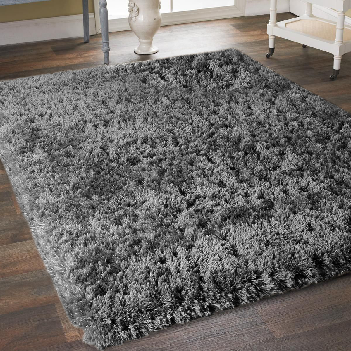Ivy Bronx Sedbergh Soft Thick Plush Cozy Handmade Gray Area Ivy Bronx Sedbergh Soft Thick Plush