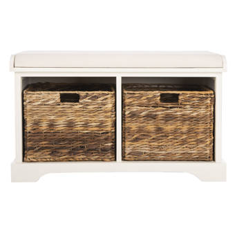 Trent Austin Design Santa Cruz Upholstered Cubby Storage Bench