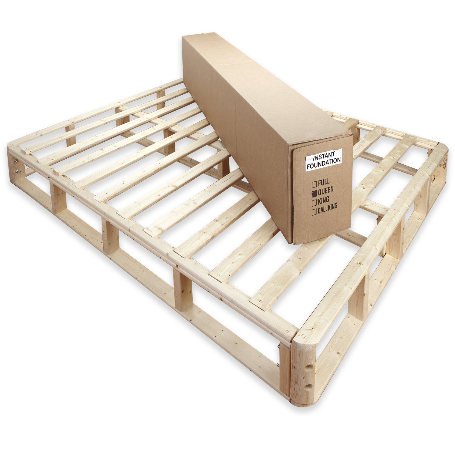 Alwyn Home 8 Wood Box Spring Foundation Reviews Wayfair Alwyn Home 8 Wood Box Spring