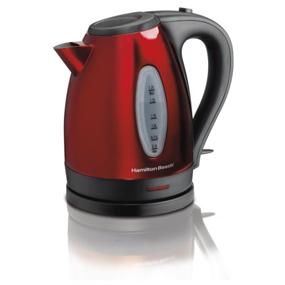 Hamilton Beach 18 qt Stainless Steel Electric Tea Kettle Hamilton Beach Color Red