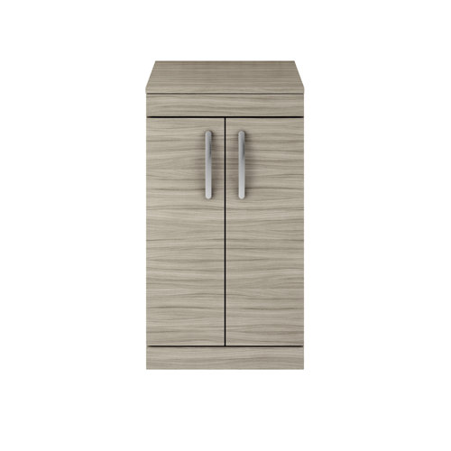Vasari Vista Driftwood Door Floor Standing Vanity Unit & Top Board - 500mm Width