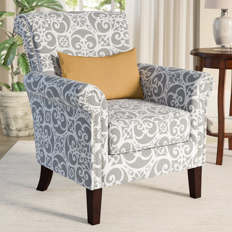 Alcott Hill Olson Accent Club Chair with Arms Upholstered ...