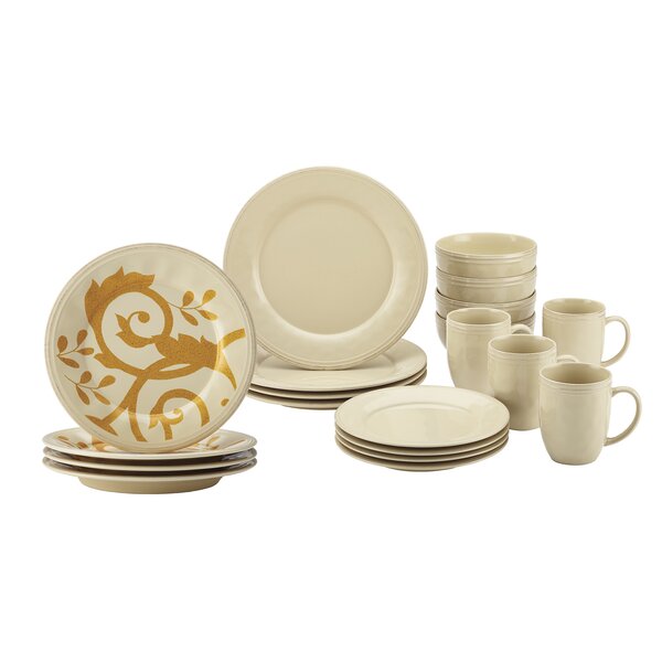 20 Piece Dinnerware Set, Service for 4 by Rachael Ray