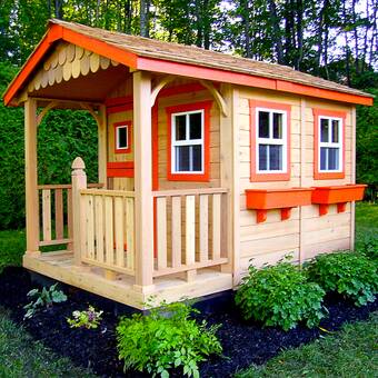 sunflower wooden playhouse