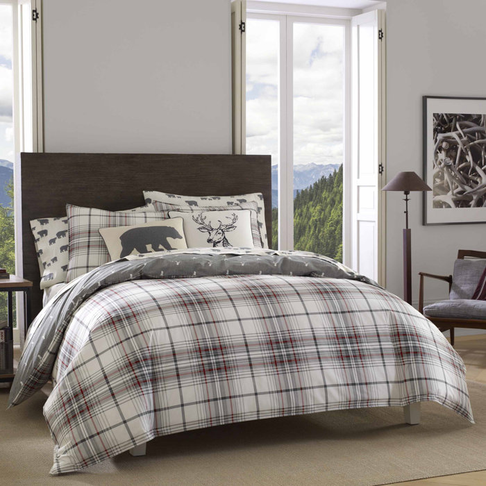 Eddie Bauer Alder Plaid Reversible Comforter Set Reviews