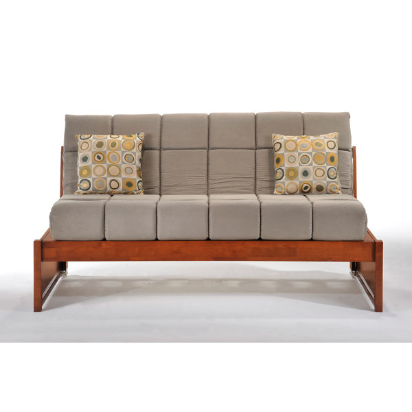 Red Barrel Studio Daigle Full 17" Tufted Back Futon And ...
