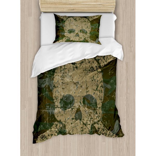 Militaristic Digital Camo Print Bettuberwurfe Tagesdecken Blue