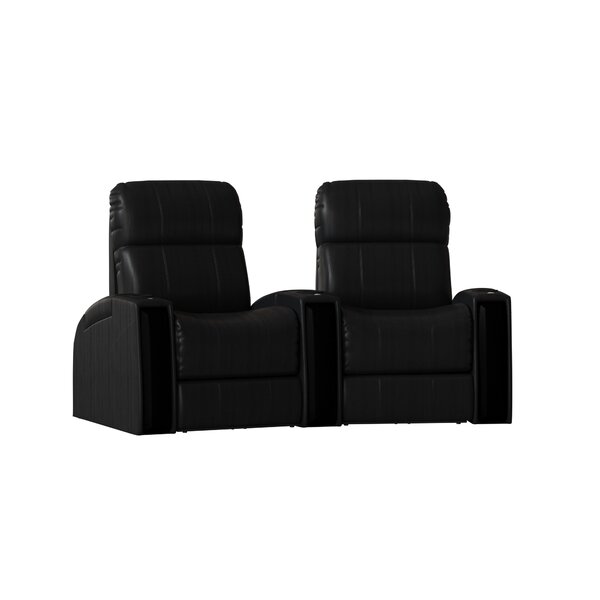 Contemporary Home Theater Curved Row Seating (Row Of 2) By Latitude Run