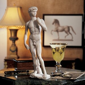 Bonded Marble David Figurine