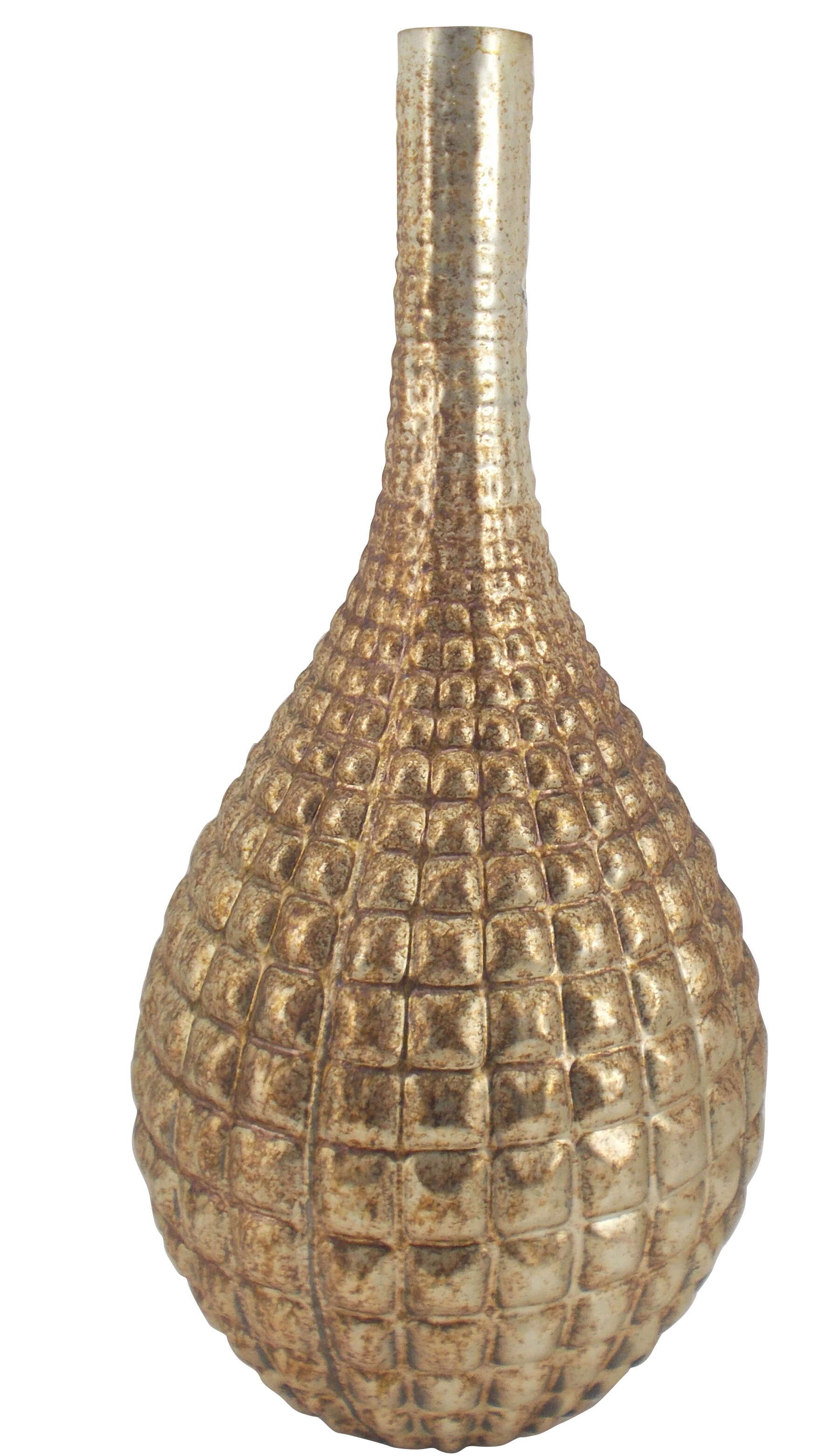 House Of Hampton Thigpen Neck Texturized Modern Floor Vase