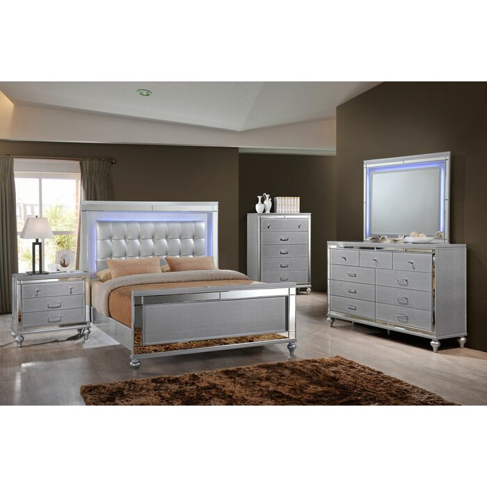 Valencia Sleigh 4 Piece Bedroom Set