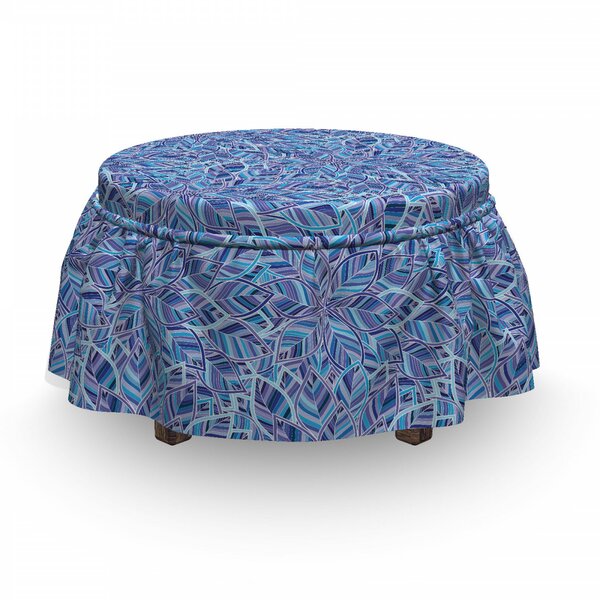 Spring Foliage Ottoman Slipcover (Set Of 2) By East Urban Home