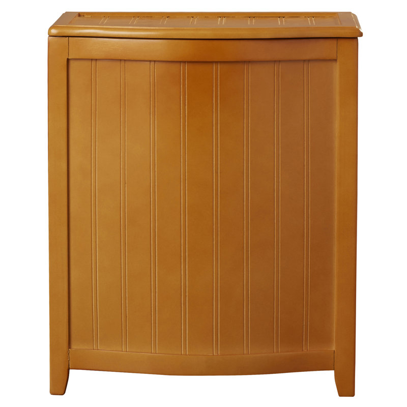 Darby Home Co Flip Lid Wood Laundry Hamper & Reviews Wayfair