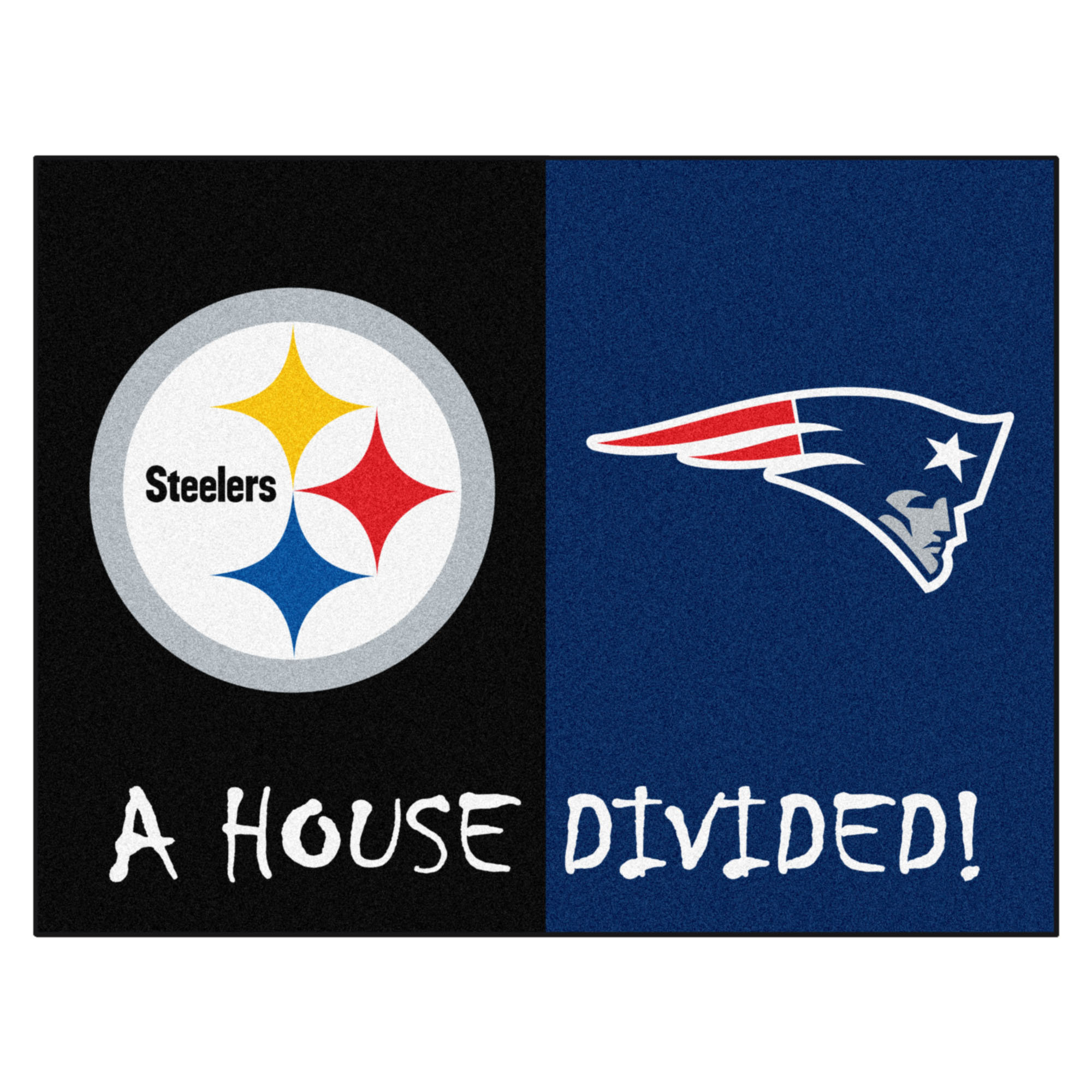 Fanmats Nfl Pittsburgh Steelers New England Patriots 42 5 In X