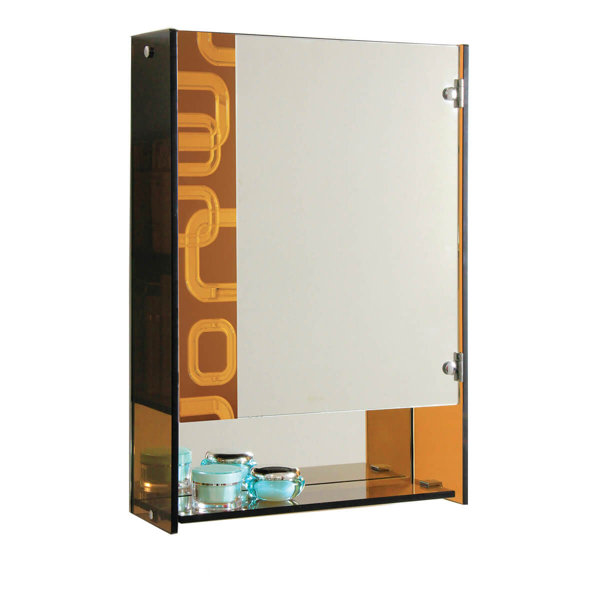 17.71 W x 25.5 H Wall Mounted Cabinet by Fab Glass and Mirror
