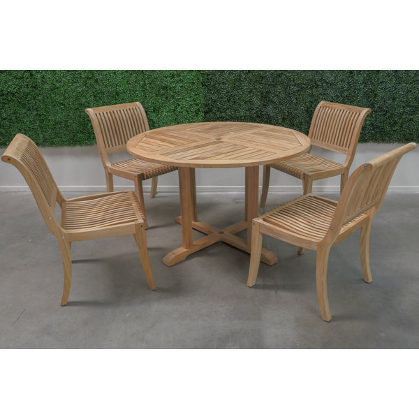Teak 5 Piece Dining Set by HiTeak Furniture