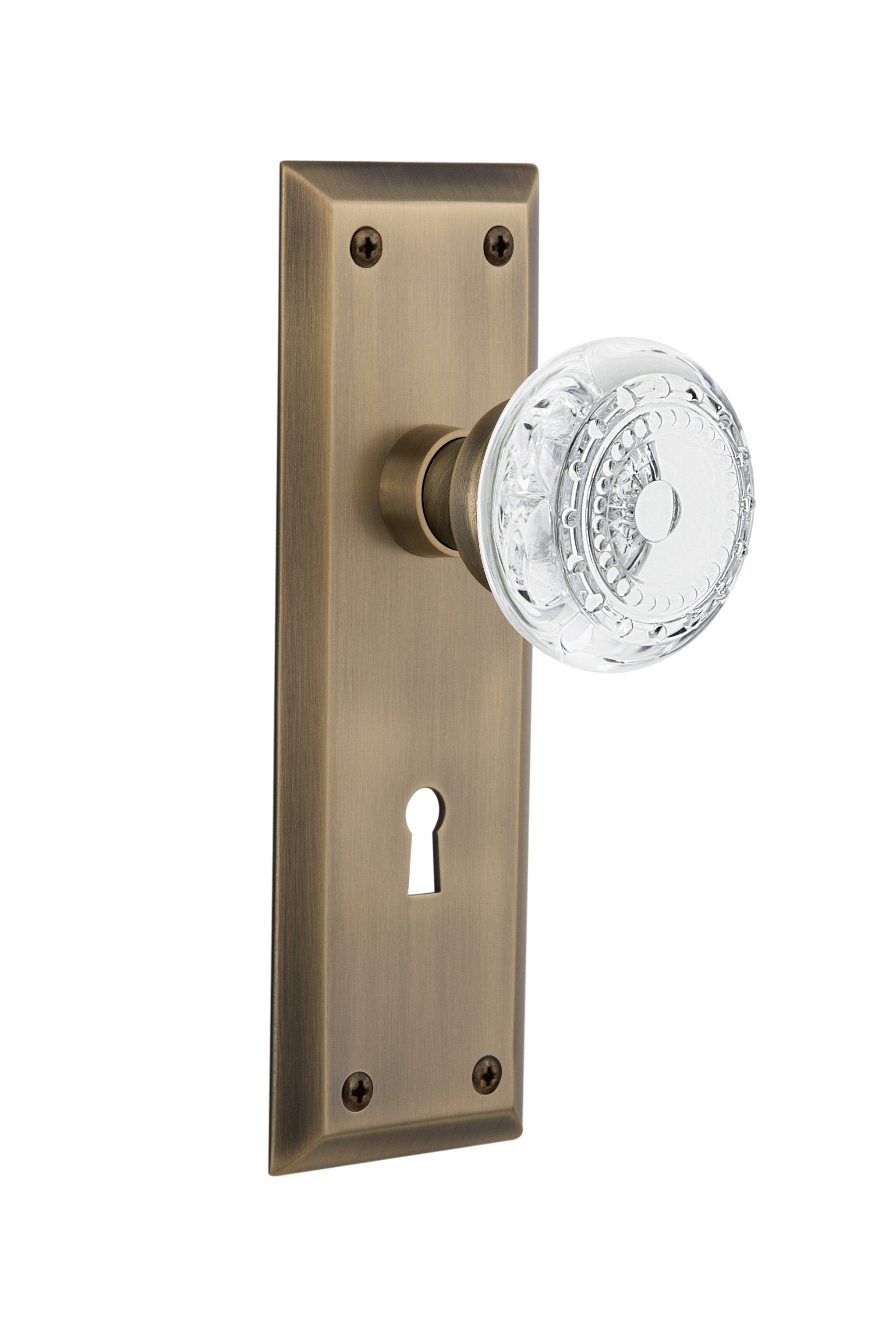 Nostalgic Warehouse Crystal Meadows Interior Mortise Door Knob