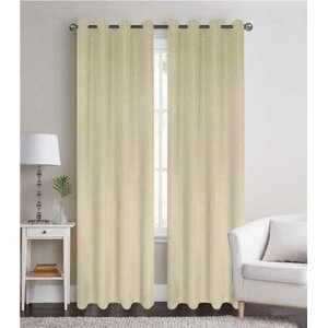 Thermal Solid Blackout Grommet Thermal Curtain Panels (Set of 2)