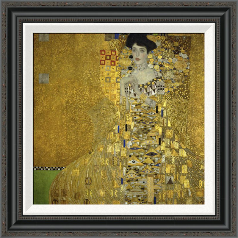 Vault W Artwork Portrait Of Adele Bloch Bauer I 1907 By Gustav Klimt Framed Grapic Art Wayfair