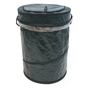 Camperu2019s Choice Pop Up 30 Gallon Trash Can with Lid
