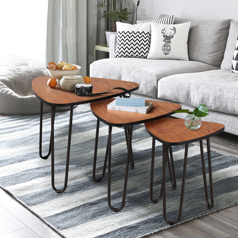Union Rustic Nesting Coffee Tables Set Of 3 End Side Tables