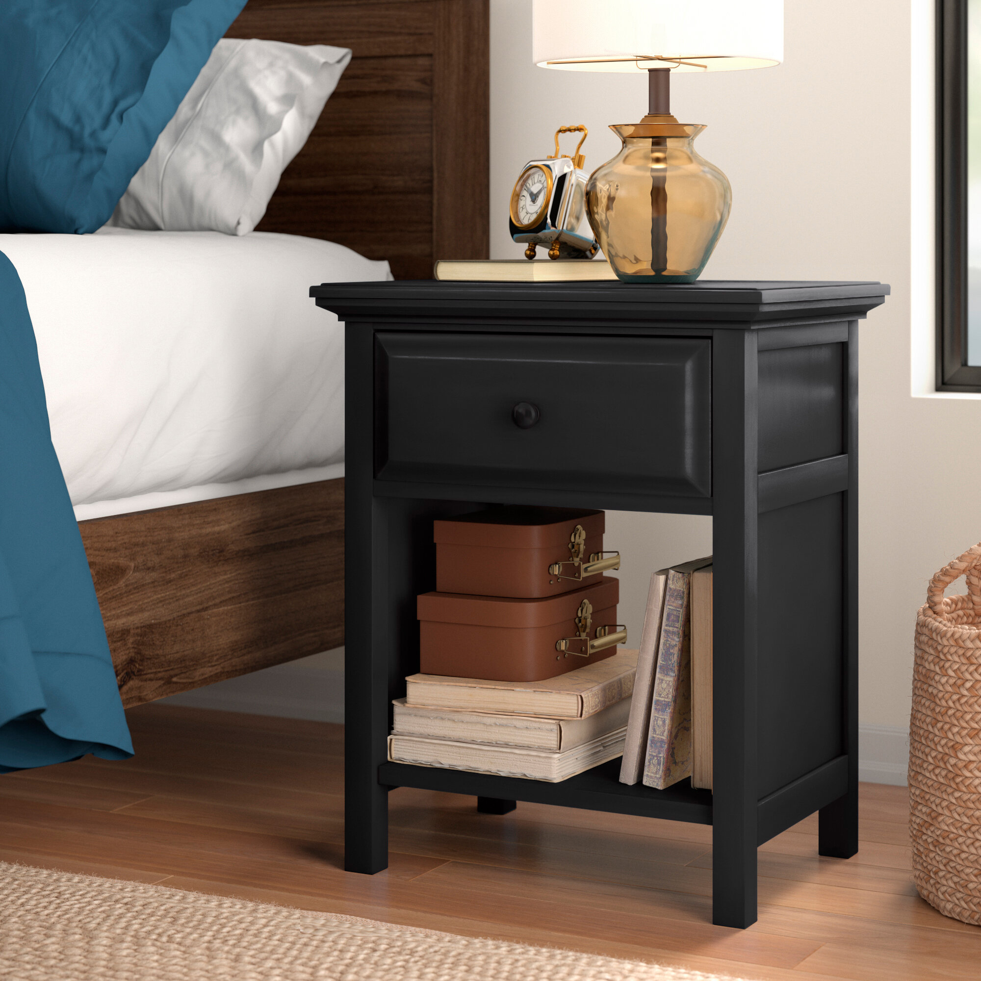 Three Posts Teen Tillar 1 Drawer Nightstand Reviews Wayfair