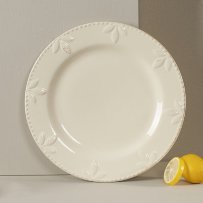 Genesee 11" Dinner Plate Lark Manor Color: Ivory