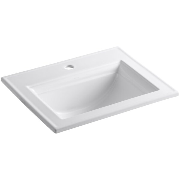 Memoirs® Ceramic Rectangular Drop-In Bathroom Sink with Overflow by Kohler