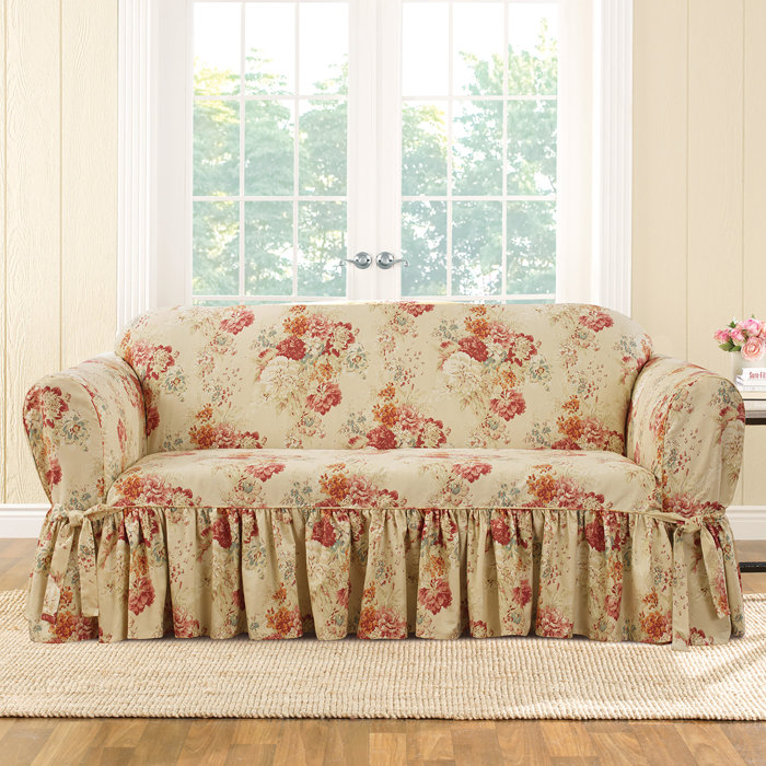 Sure Fit Ballad Box Cushion Sofa Slipcover Reviews Wayfair Ca