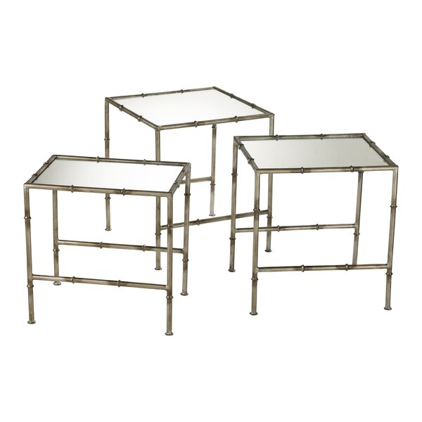 Bamboo 3 Piece Nesting Tables By Cyan Design