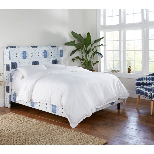 Modern Draeger Upholstered Wingback Bed By Bungalow Rose Savings