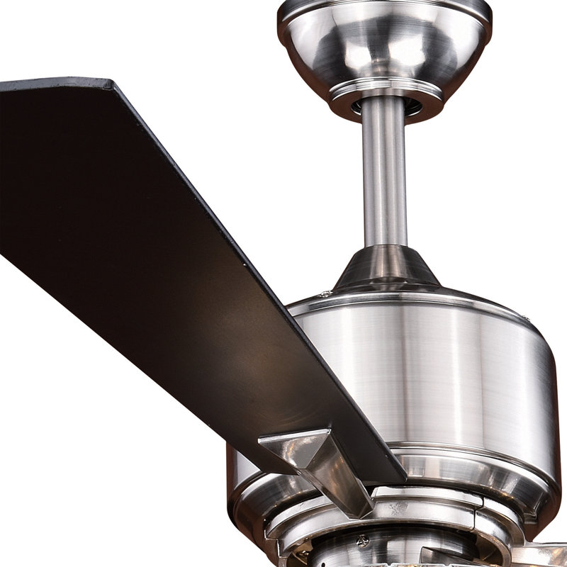 Orren Ellis 52 Simonne 3 Blade Led Ceiling Fan With Remote Light